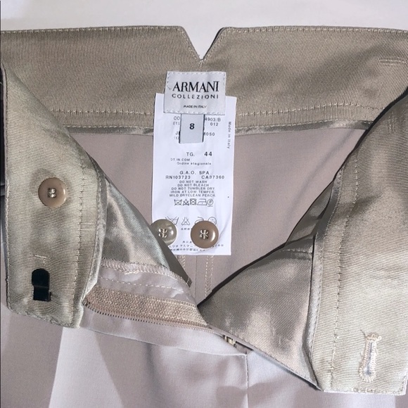 Armani Crop Pant size 8 (European  44) - Picture 5 of 12